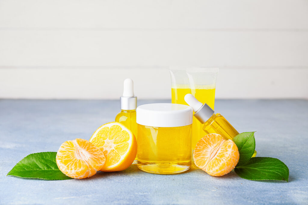 Citrus oils in jars